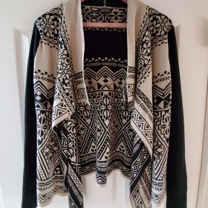 Lucky Brand Aztec Navajo Cardigan Jacket Sweater